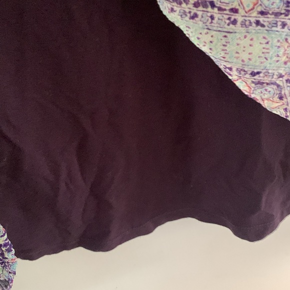 Sundance purple aqua sheer top with cream embroidery and matching cami Size XS - Picture 8 of 9